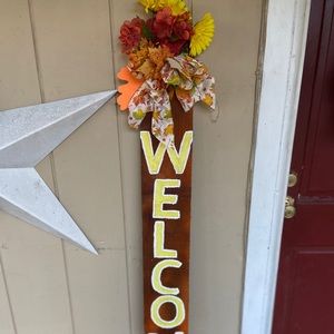 Fall Welcome Sign